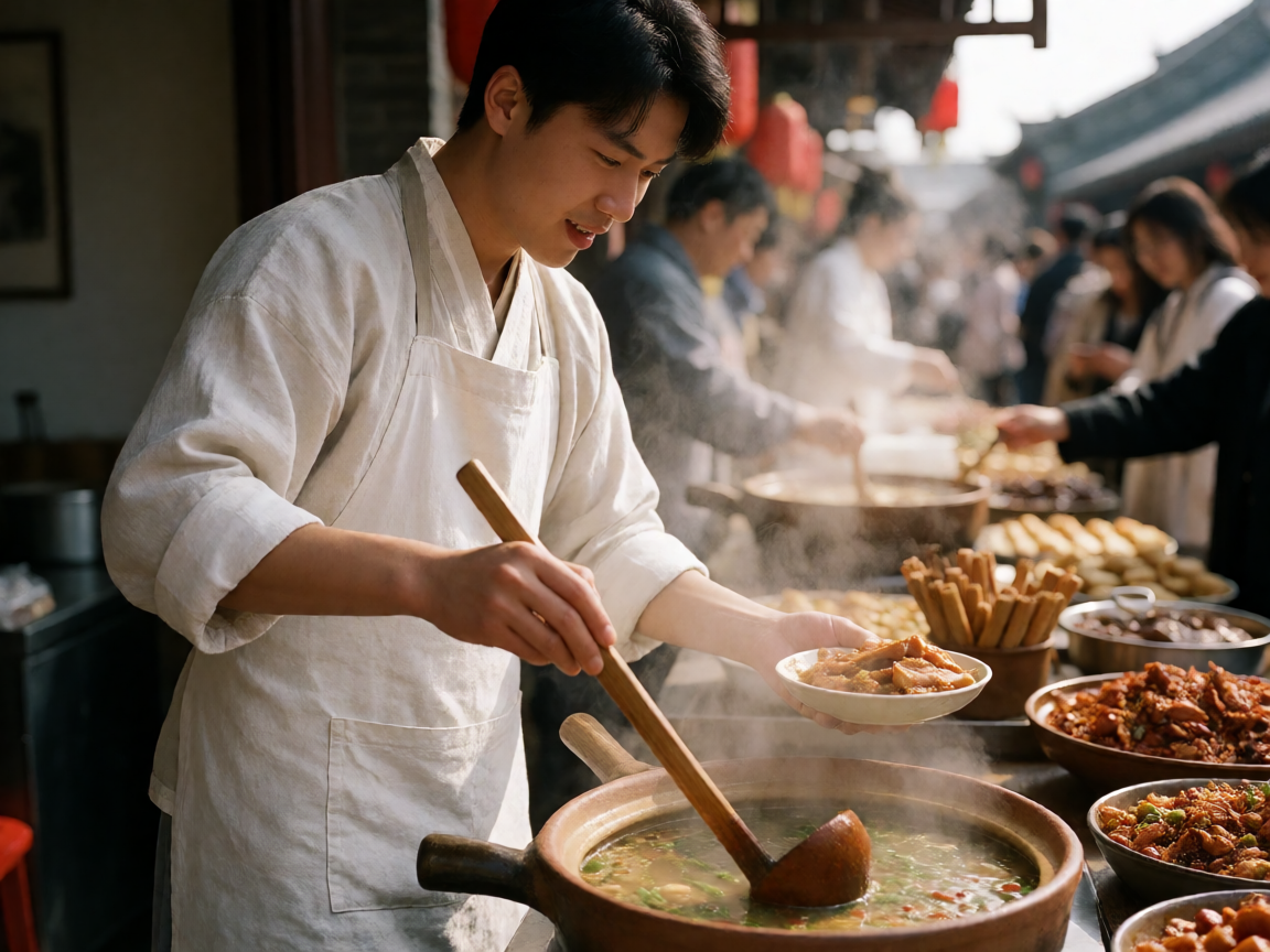 待播短剧《长安小食堂》海报